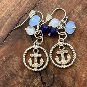 Anchor earrings